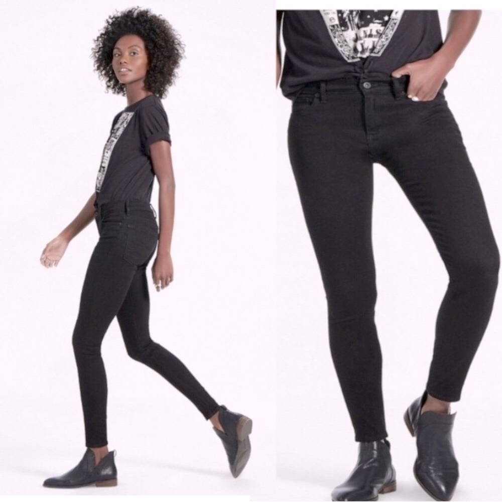 Black High-Rise Skinny Jeans - Women's Black Skinny Jeans